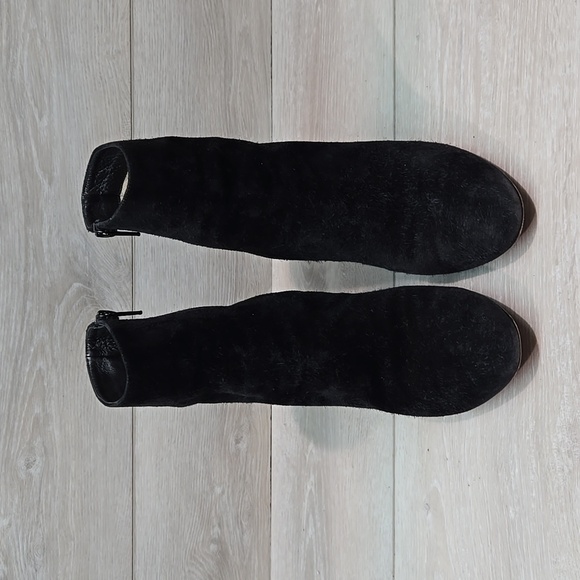 Christian Louboutin Women Black Suede Heeled Boots Shoes Sz 36.5/6.5 - Picture 3 of 16